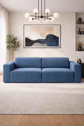 Sofa Claudius modułowa sztruks granatowa.webp